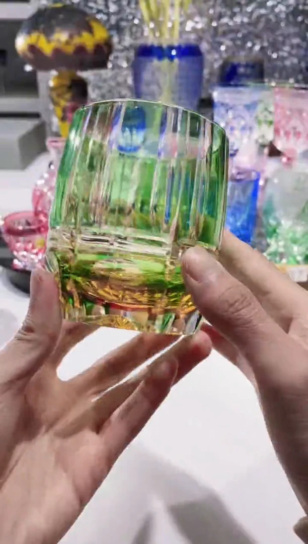 【闪购商品】水晶玻璃无手柄款竹之善水晶杯微瑕福利