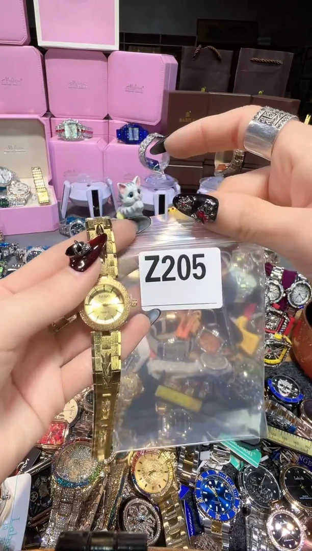 石英机芯不锈钢不锈钢直播定闪专用