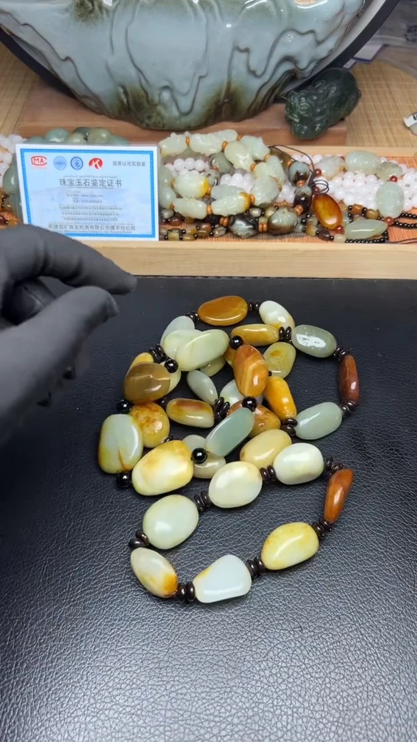 【闪购商品】和田玉手串未镶嵌和田玉手串多样性发货一条