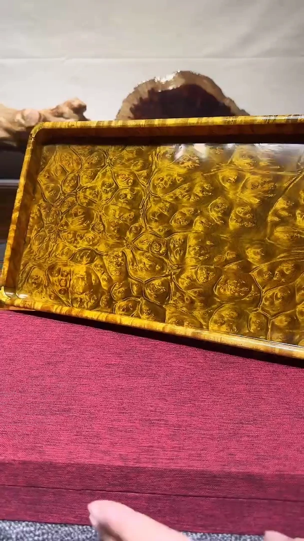 满瘤疤独板文承盘 43.3-24-3cm