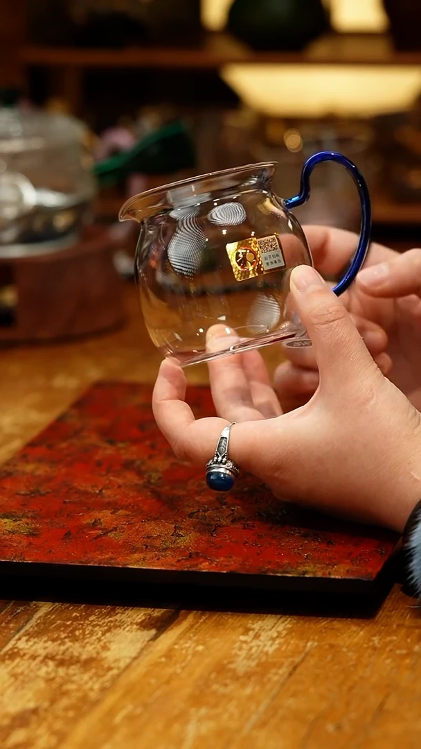 【闪购商品】禾器/晶彩美满茶海/浅蓝色/定制款