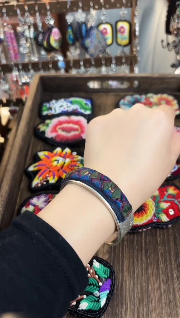 织绣织绣彩云南阁老绣饰品058