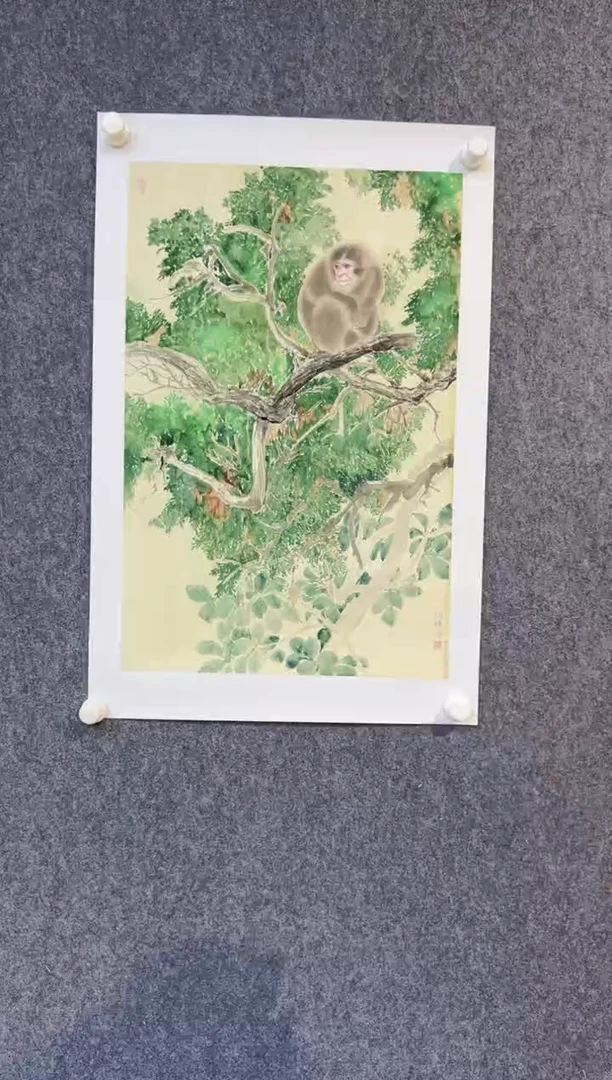 国画邹训精-2.6平尺-国画作品-yz