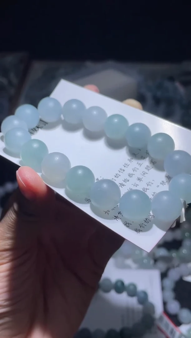 未镶嵌定制翡翠落*翡翠手串