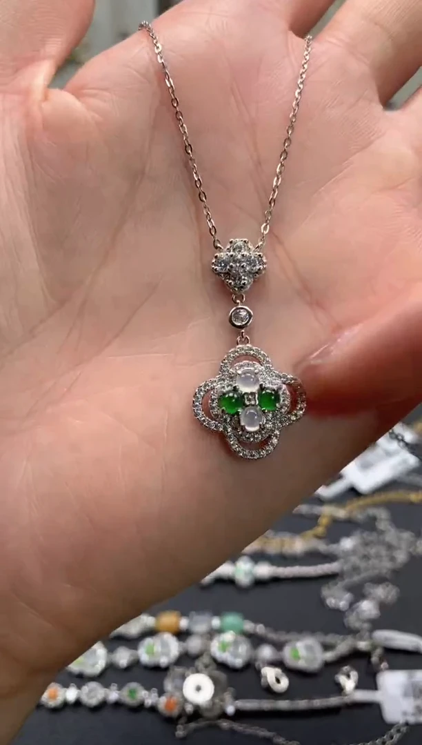 【闪购商品】翡翠戒指银S925镶嵌1111111111     5