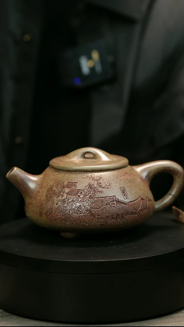 茶壶紫砂维****维H1918李琴江南景州石瓢