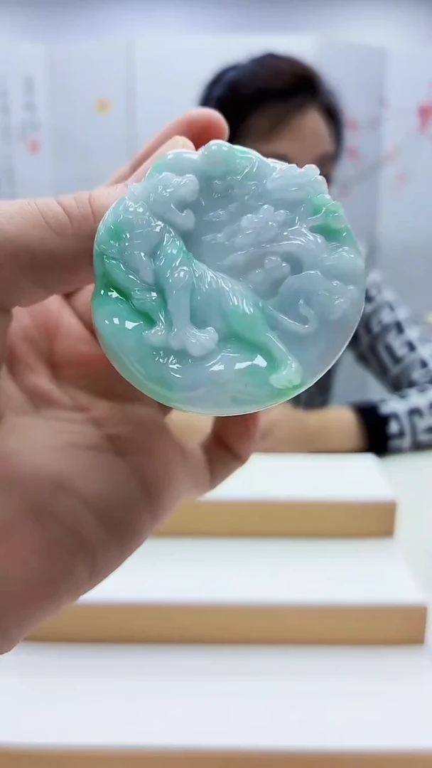 未镶嵌定制翡翠5160bb-毛货挂件11