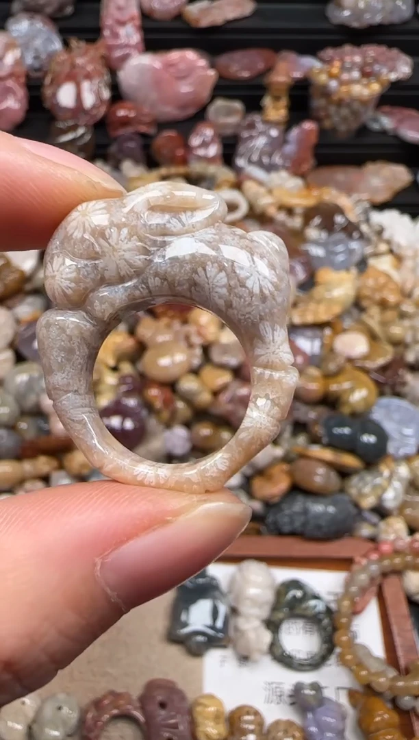 【闪购商品】硅化珊瑚（珊瑚玉）颈饰未镶嵌728