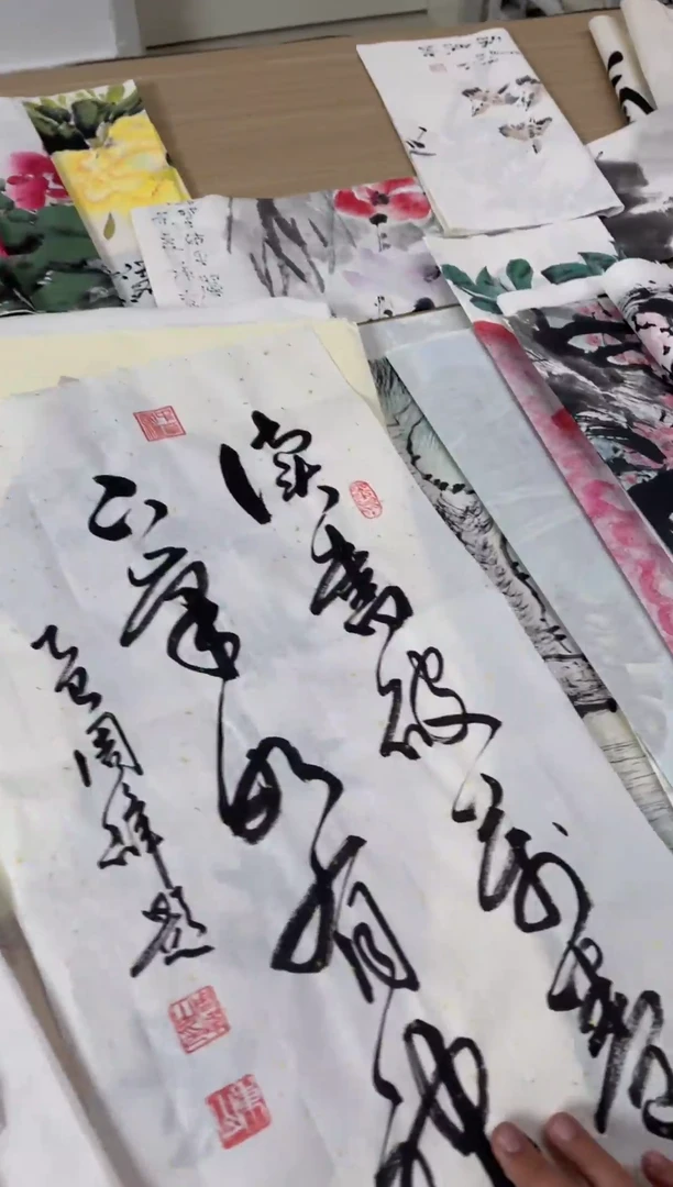 国画11.22国画手绘作品无边框