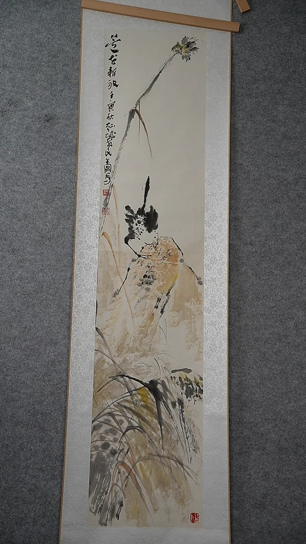 国画周全国老师绘画卷轴8899