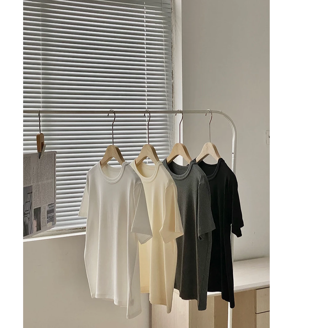 JOYER【极简主义】纯色高级感百搭圆领T恤