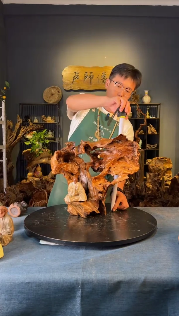 木卢师傅根艺作品（不包含人物摆件）