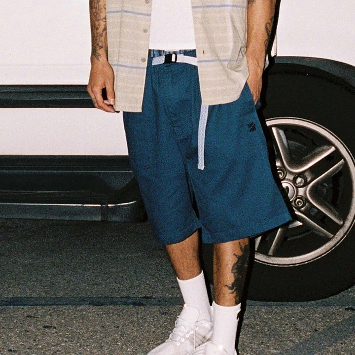 【张老虎补贴】UNDEFEATED五条杠时尚潮流经典休闲短裤UI42GWS04M