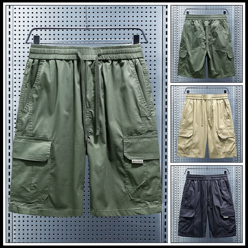 夏季男士短裤速干宽松透气运动工装五分裤子潮流休闲百搭2025新款