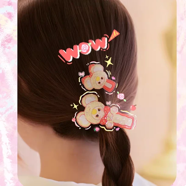 娃三岁盲盒发夹系列