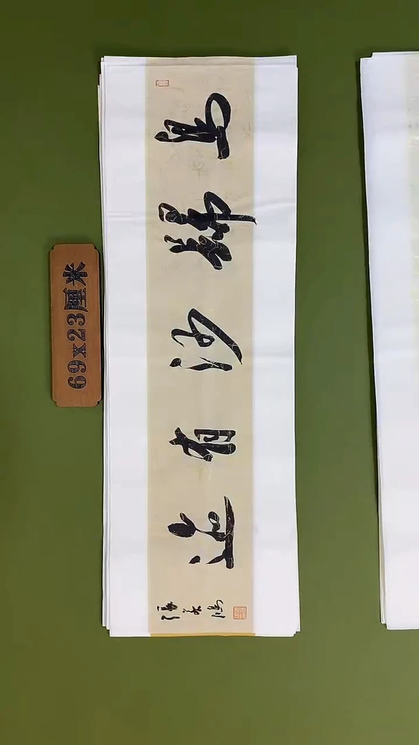 书法书法 张若鸿 尺寸69cm*23cm