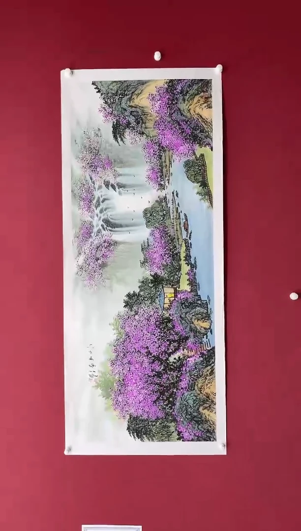 【闪购商品】国画吴-金书原作山水/无框/W不带书