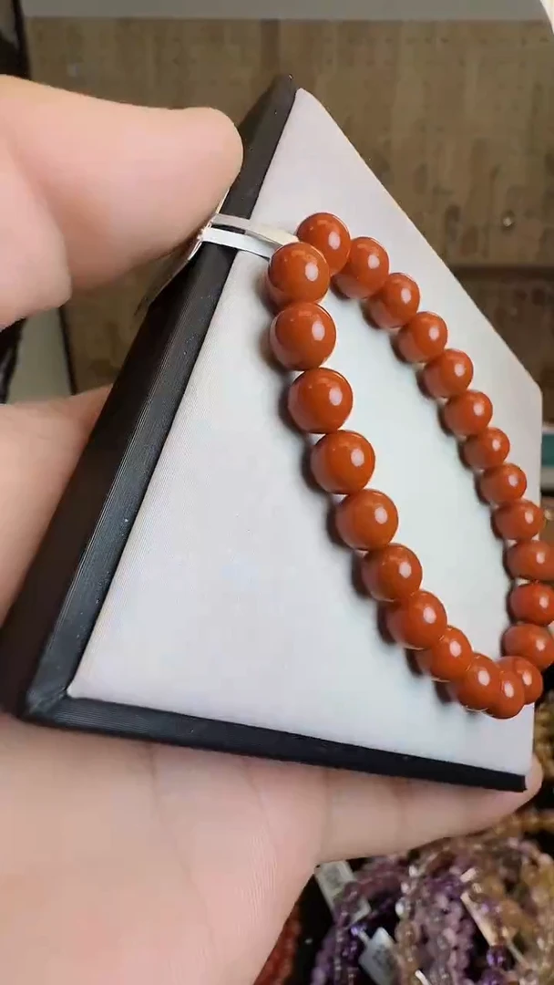 未镶嵌手链南红玛瑙村1563 约8mm