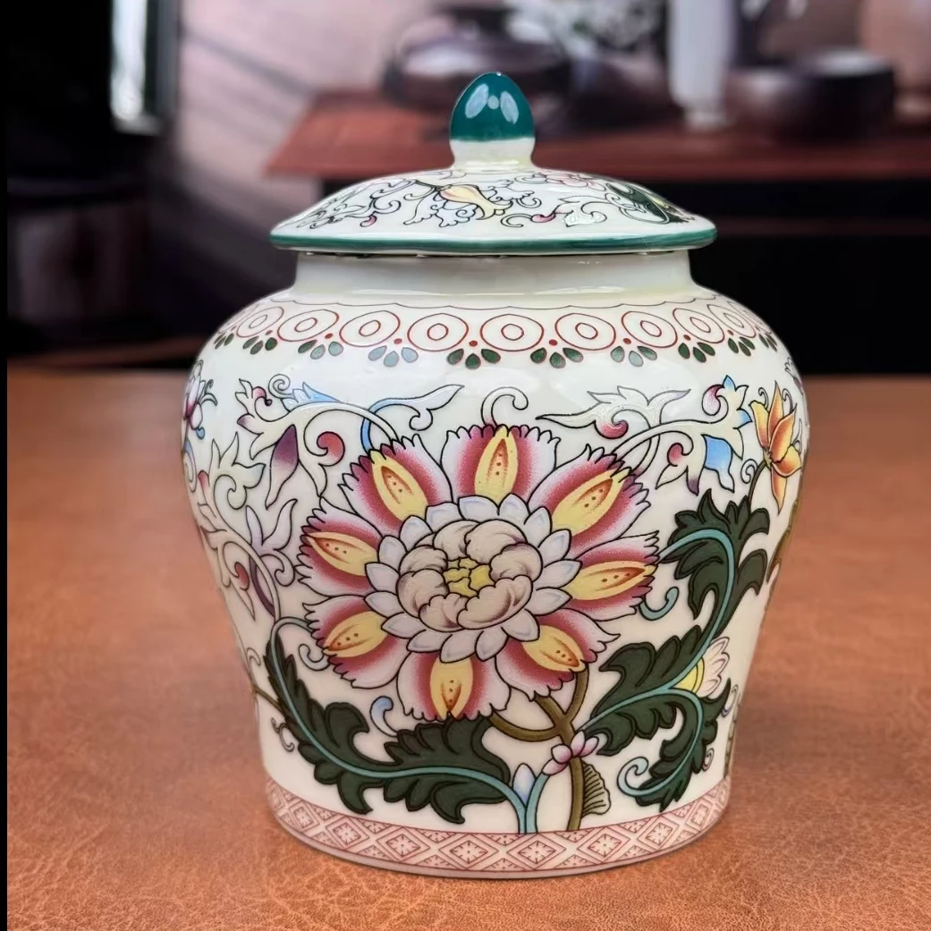珐琅彩向阳花将军罐-11XS02