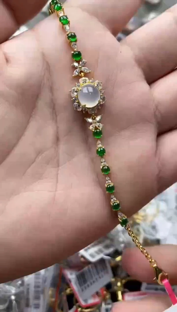 【闪购商品】翡翠戒指银S925镶嵌333333---10+++