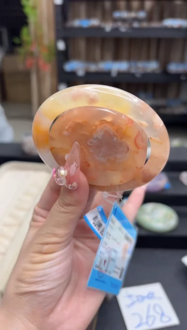 未镶嵌手镯石英质玉143(58圈赠送镯心)