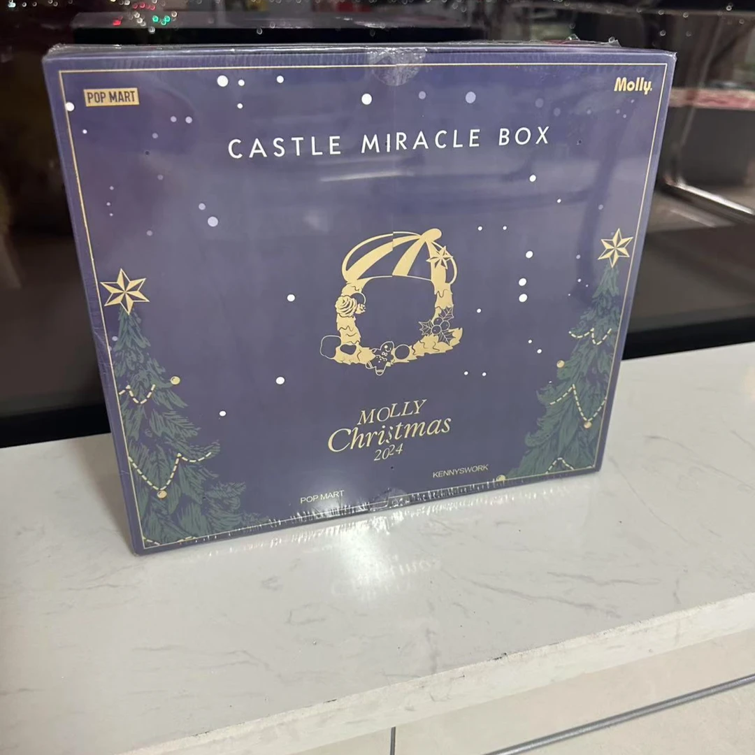 POPMART泡泡玛特MOLLY圣诞奇遇礼盒潮玩摆件手办盲盒
