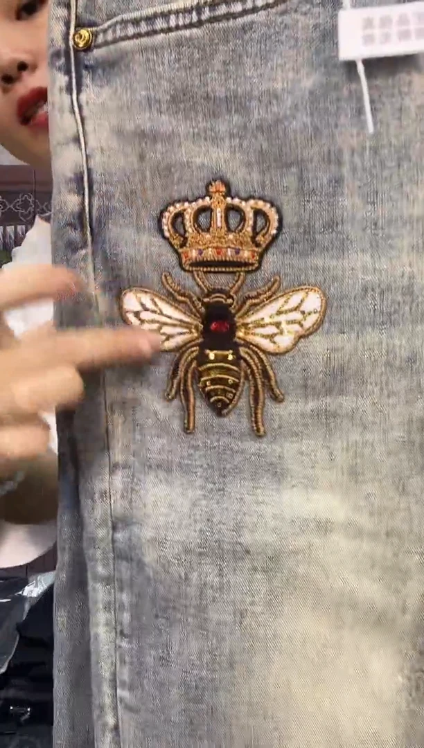 四季款牛仔裤码35