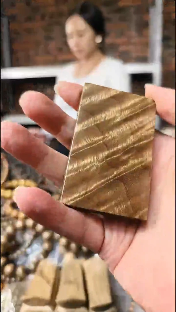 【闪购商品】楠木（金丝楠）把件无事牌