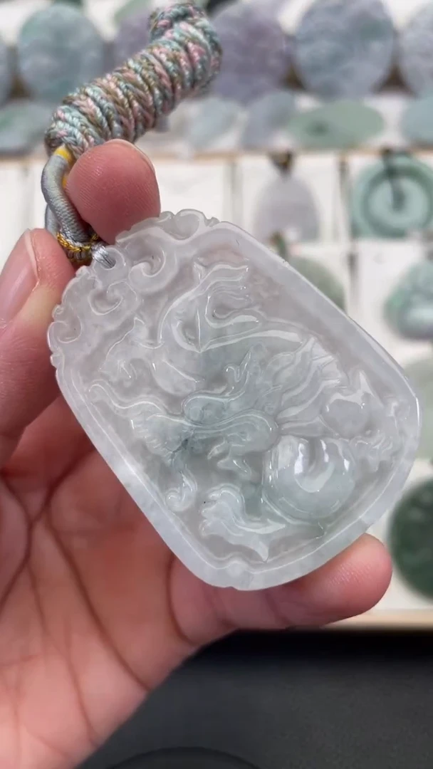 颈饰未镶嵌翡翠天然缅甸翡翠A货72