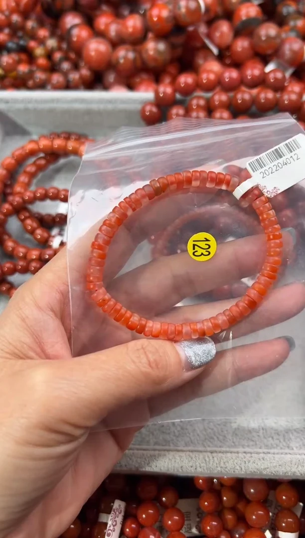 未镶嵌手串南红玛瑙5+