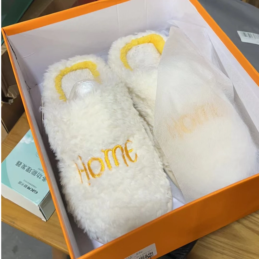 HOME白色保暖棉拖鞋库存尾货置物架(六楼)