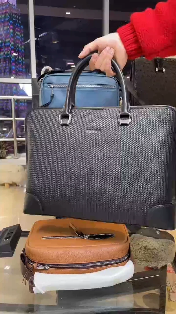 牛皮（革）韩爵绅士包包皮具218