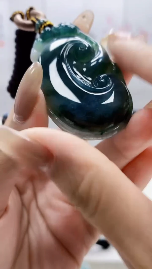 未镶嵌定制翡翠4917lr-毛货挂件97