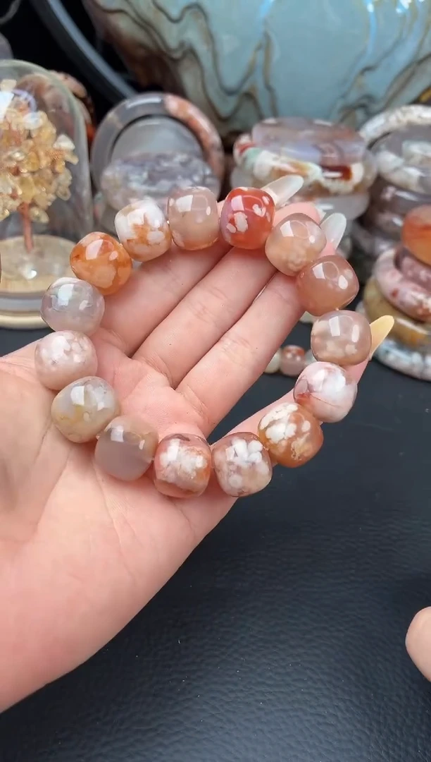 未镶嵌手串石英质玉海**饱000