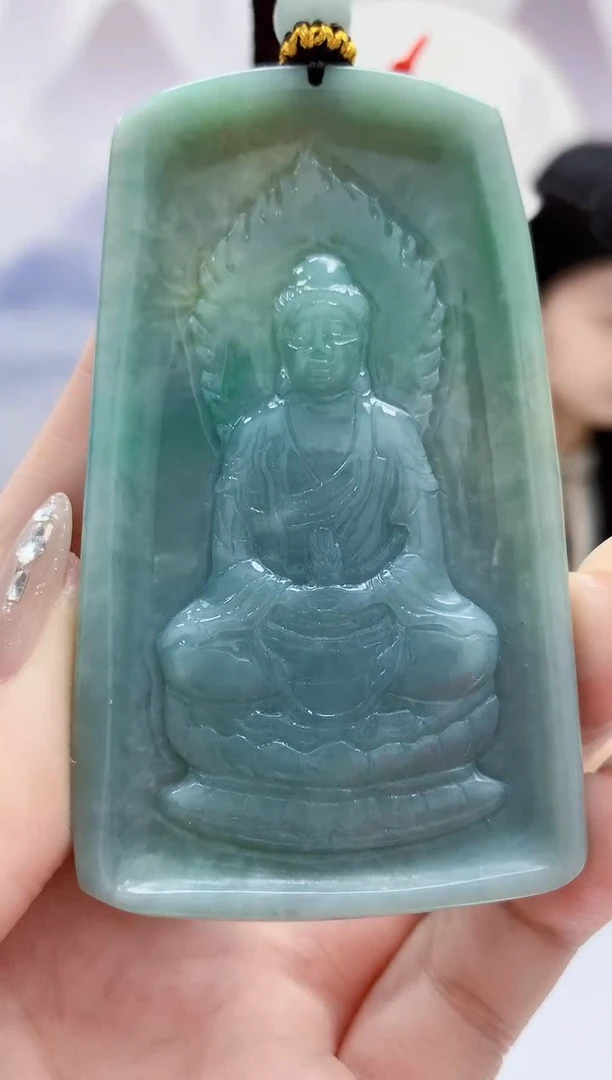 未镶嵌定制翡翠4812jw-毛货挂件31