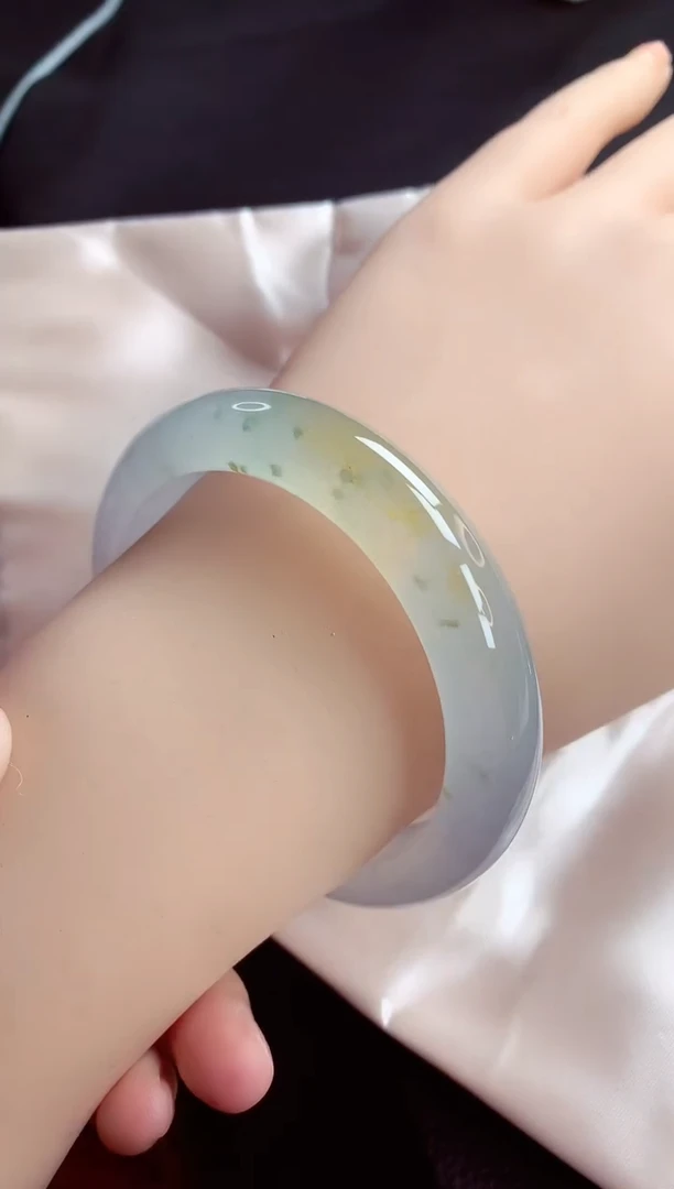 未镶嵌手镯翡翠54（48小时鉴赏期 ）