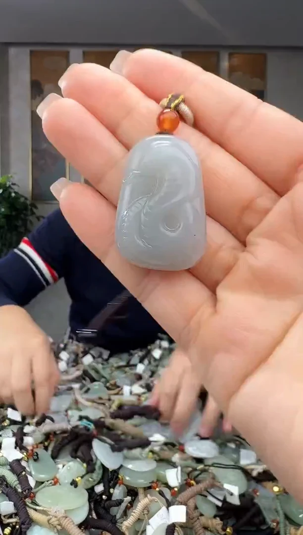 颈饰未镶嵌和田玉拍一发一多样性发货