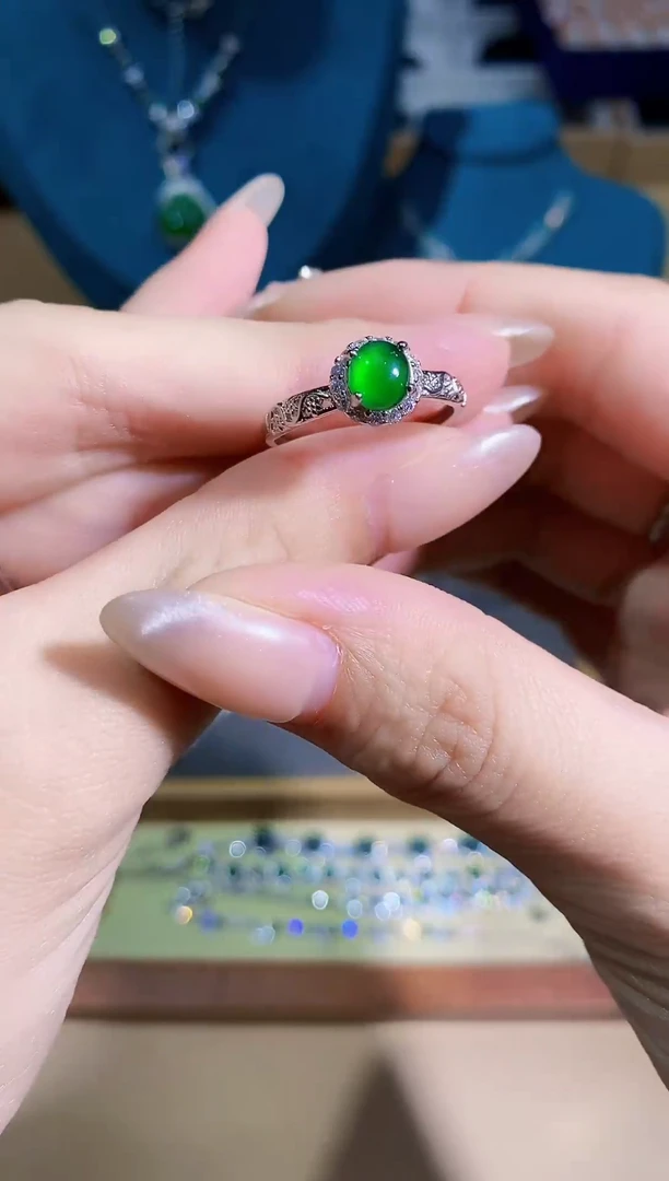 【闪购商品】翡翠戒指合金多样性 发其一【15】