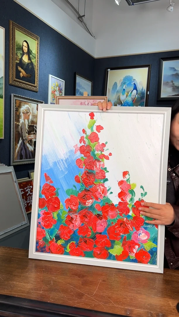 【闪购商品】油画3号 50*60 花卉-手绘油画