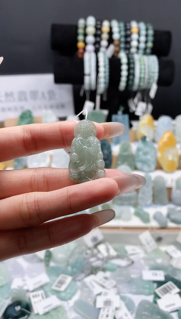 吊坠(不含链)未镶嵌翡翠129站观音