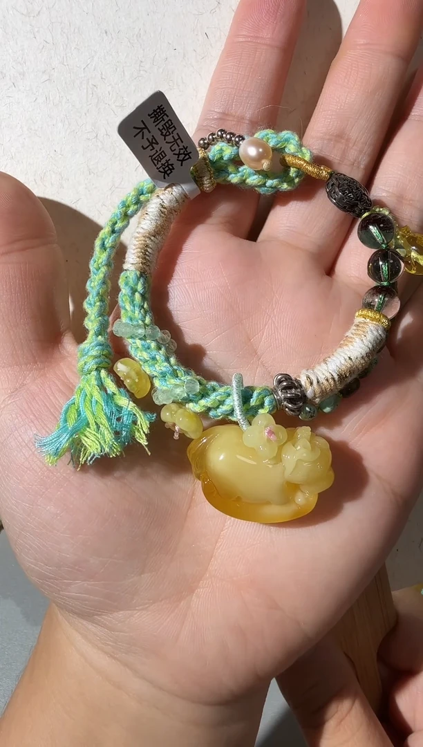 手链蜜蜡未镶嵌蜜蜡手链