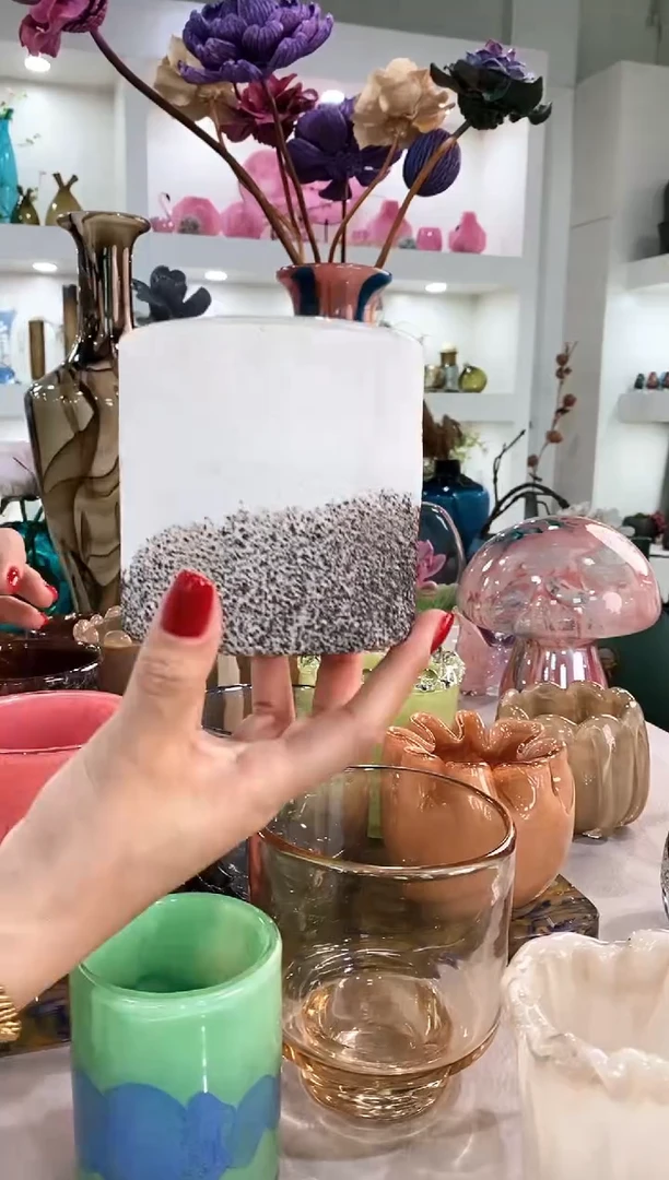 嘻*慕忆家手作琉璃花瓶