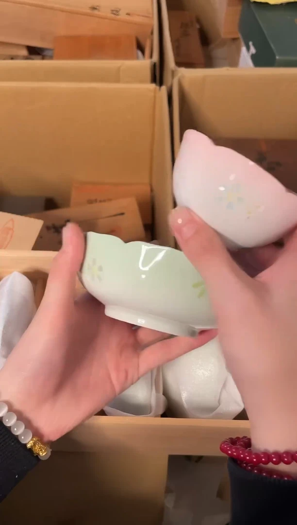 【闪购商品】瓷片38山清水秀瓷器默认微瑕五大五小