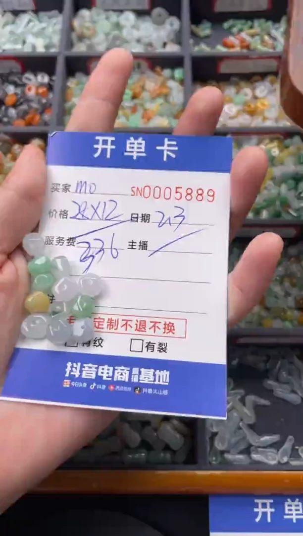 【闪购商品】翡翠颈饰未镶嵌00005889