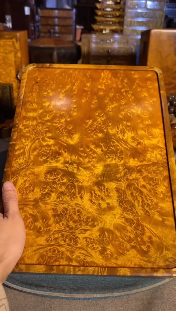 乌木类成套家具大号瘤疤茶盘 11