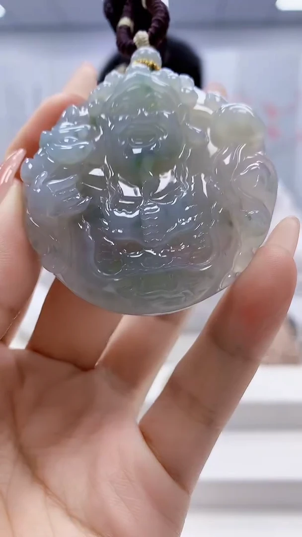 未镶嵌定制翡翠5028ty-毛货挂件42