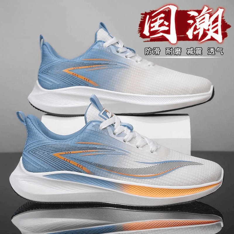 啄木乌夏秋季男鞋运动鞋网面透气潮鞋男士时尚百搭休闲鞋