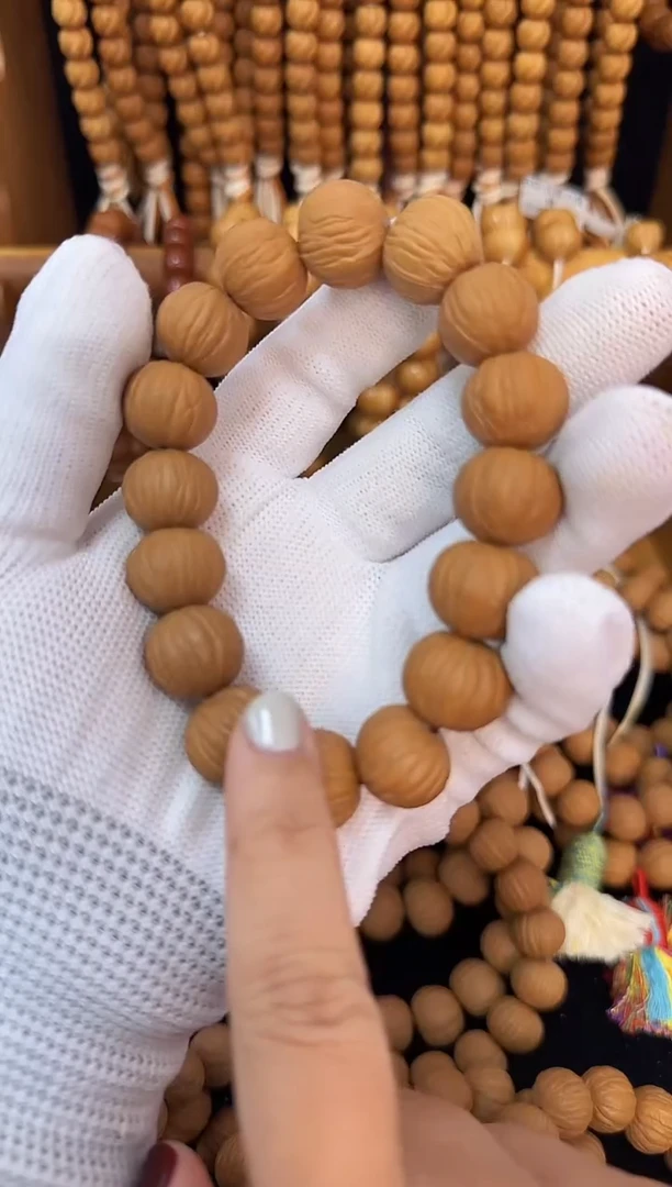 手串猴头核桃【土豪】猴头核桃手串原皮原色核桃文玩13-16+mm