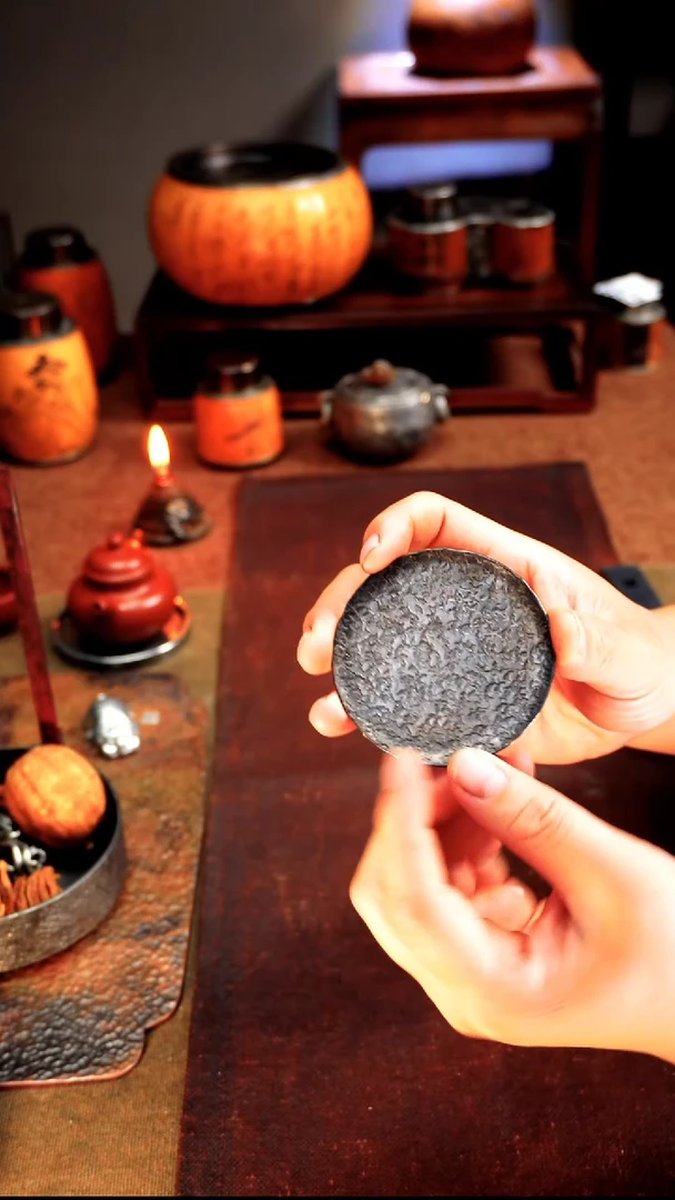 0967开播福利纯锡杯垫直径7.2