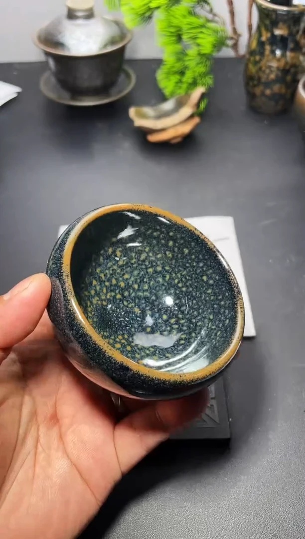 茶盏51叶紫建盏